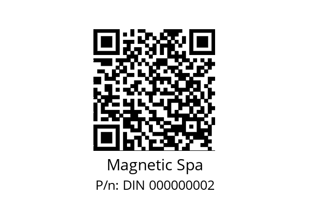   Magnetic Spa DIN 000000002