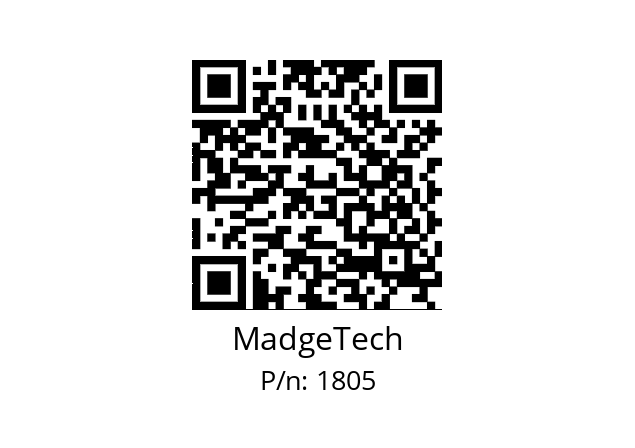   MadgeTech 1805