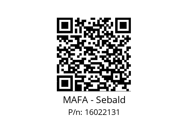   MAFA - Sebald 16022131