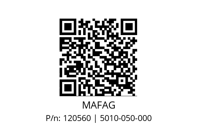   MAFAG 120560 | 5010-050-000