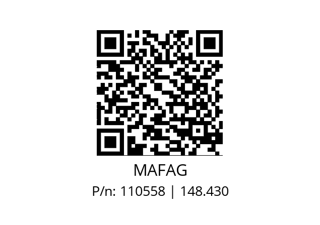   MAFAG 110558 | 148.430