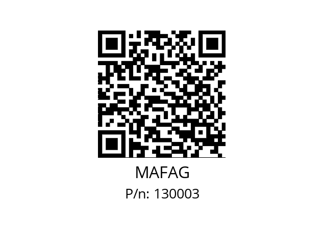   MAFAG 130003