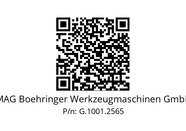   MAG Boehringer Werkzeugmaschinen GmbH G.1001.2565