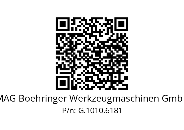  010.1135.1053-10 MAG Boehringer Werkzeugmaschinen GmbH G.1010.6181