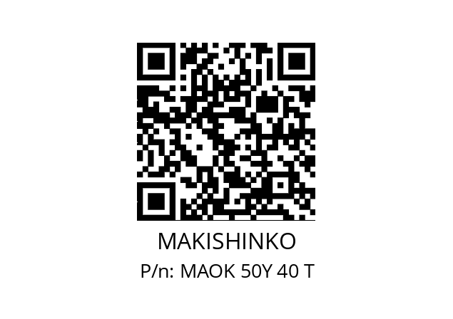   MAKISHINKO MAOK 50Y 40 T