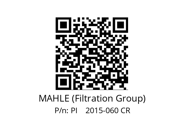   MAHLE (Filtration Group) PI    2015-060 CR