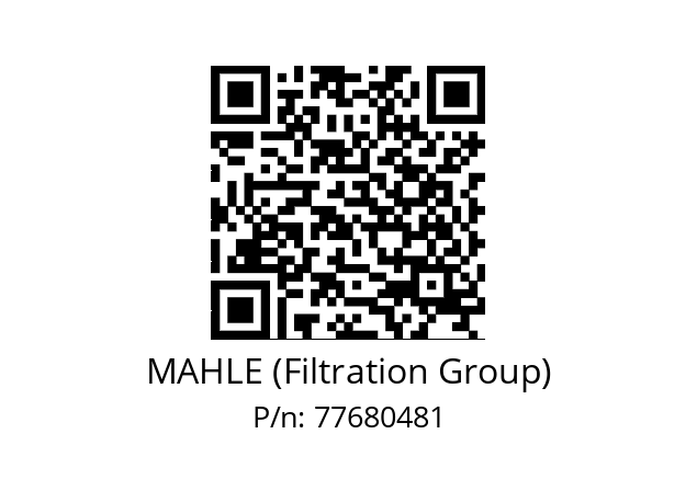   MAHLE (Filtration Group) 77680481