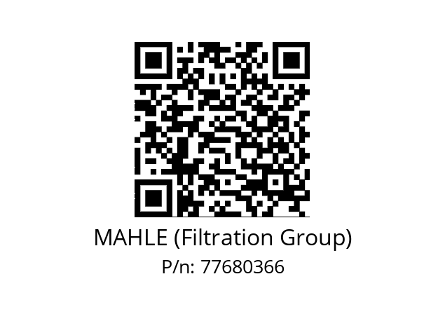   MAHLE (Filtration Group) 77680366