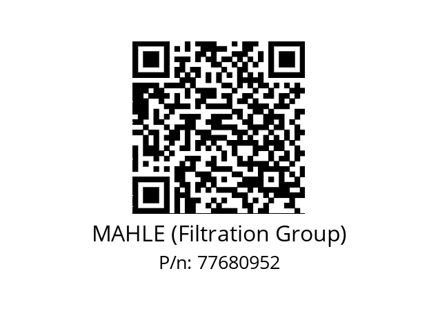   MAHLE (Filtration Group) 77680952