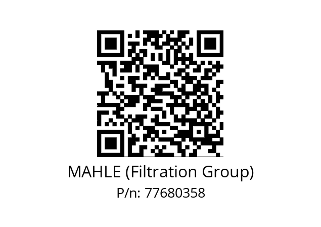   MAHLE (Filtration Group) 77680358