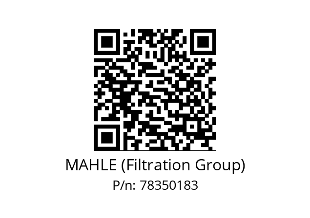   MAHLE (Filtration Group) 78350183