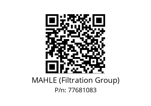   MAHLE (Filtration Group) 77681083