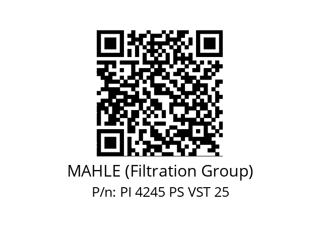   MAHLE (Filtration Group) PI 4245 PS VST 25