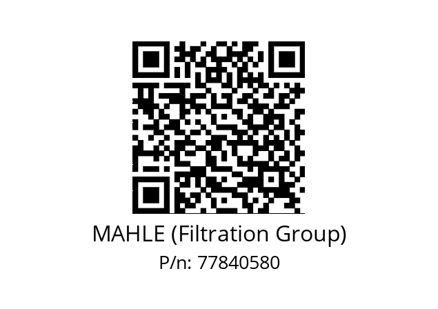  PI    2015-060 G1 ¼ MAHLE (Filtration Group) 77840580