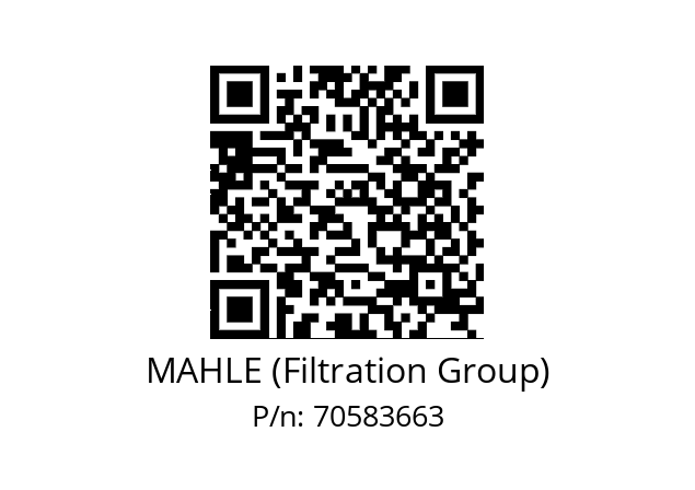   MAHLE (Filtration Group) 70583663