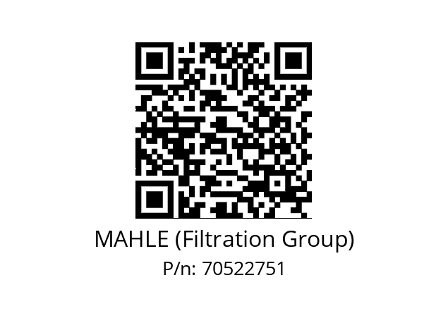   MAHLE (Filtration Group) 70522751