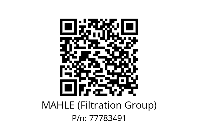   MAHLE (Filtration Group) 77783491