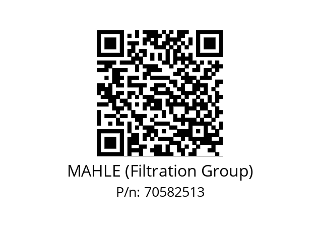   MAHLE (Filtration Group) 70582513