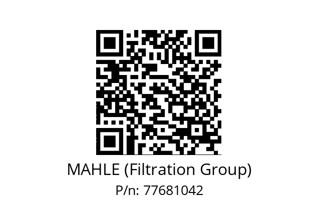   MAHLE (Filtration Group) 77681042