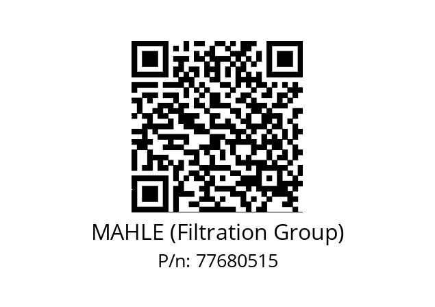  Pi4208PSVST25 MAHLE (Filtration Group) 77680515