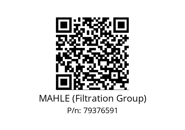   MAHLE (Filtration Group) 79376591