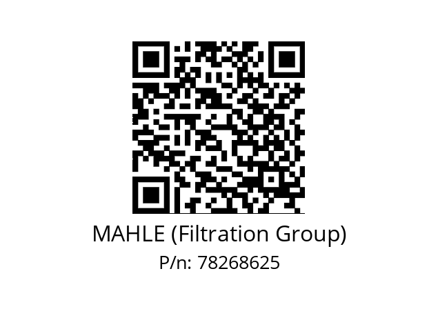   MAHLE (Filtration Group) 78268625