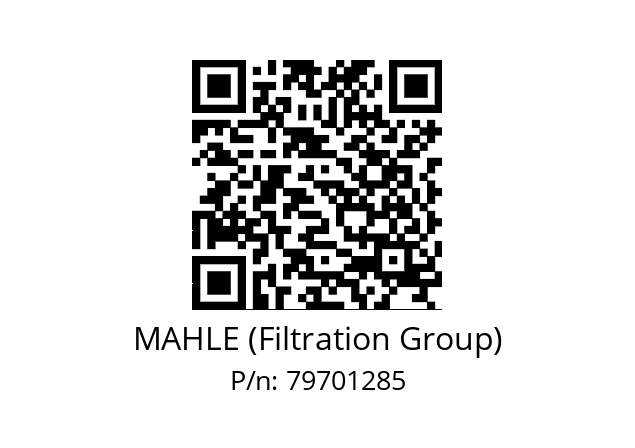   MAHLE (Filtration Group) 79701285