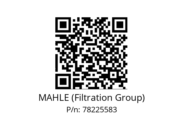   MAHLE (Filtration Group) 78225583