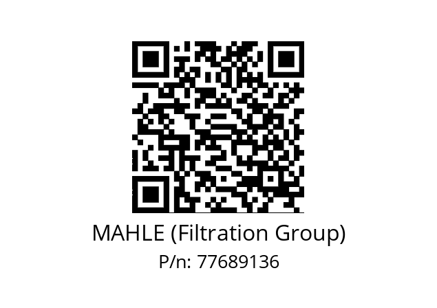   MAHLE (Filtration Group) 77689136