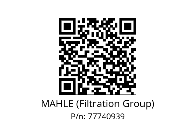   MAHLE (Filtration Group) 77740939