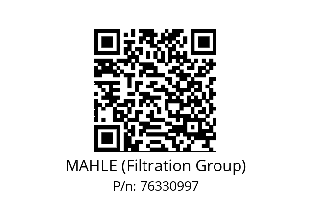   MAHLE (Filtration Group) 76330997