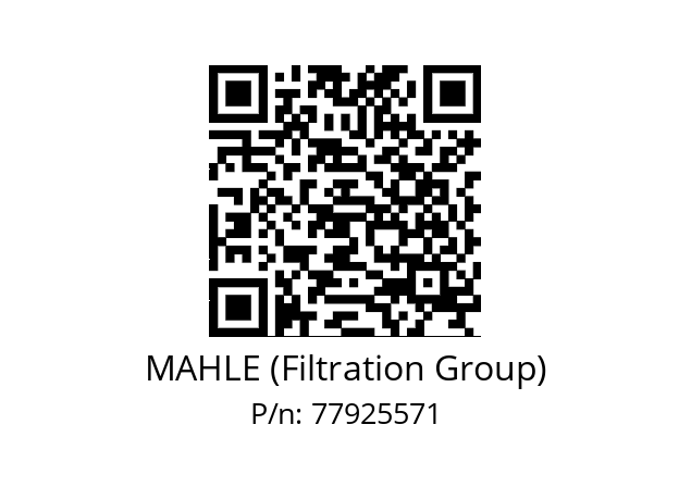   MAHLE (Filtration Group) 77925571