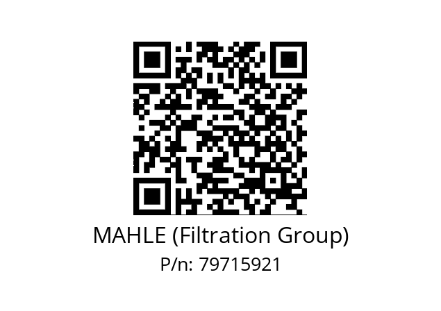   MAHLE (Filtration Group) 79715921