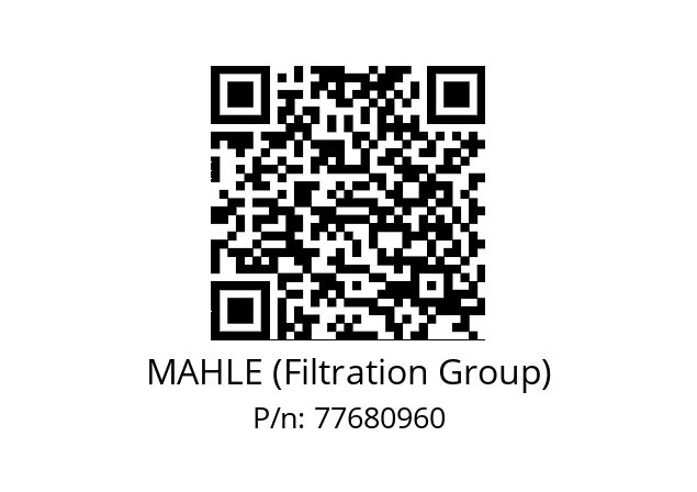   MAHLE (Filtration Group) 77680960