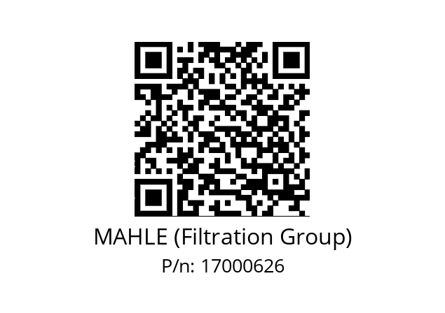   MAHLE (Filtration Group) 17000626