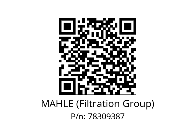   MAHLE (Filtration Group) 78309387