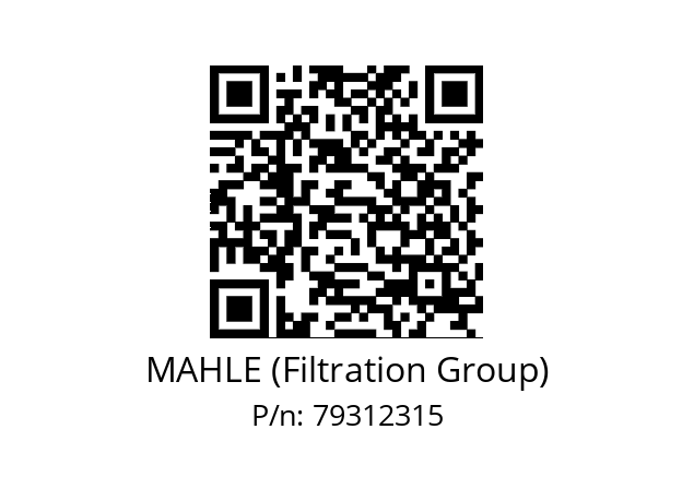   MAHLE (Filtration Group) 79312315