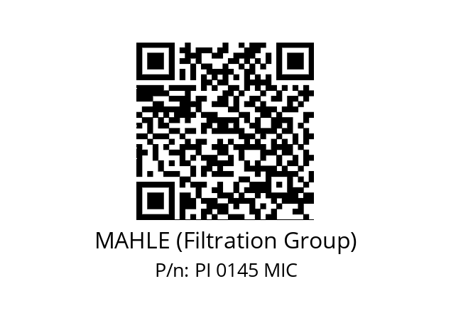   MAHLE (Filtration Group) PI 0145 MIC