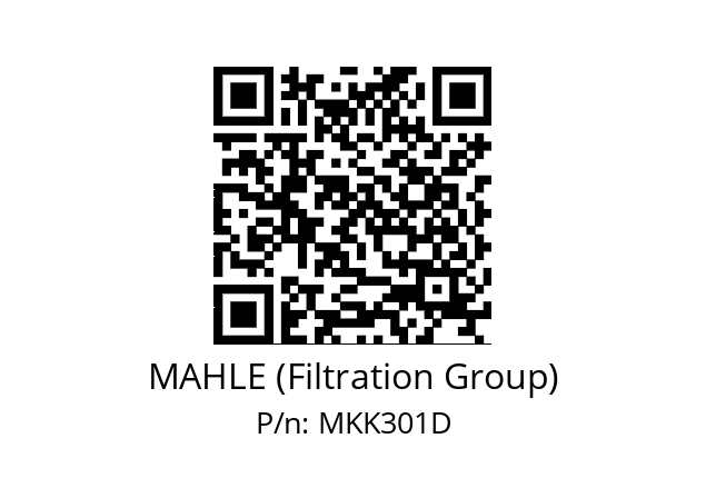   MAHLE (Filtration Group) MKK301D