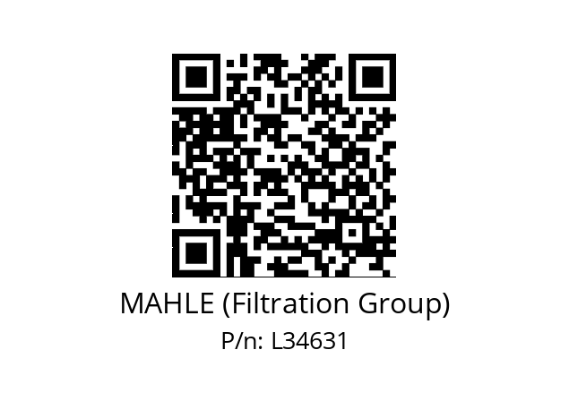   MAHLE (Filtration Group) L34631