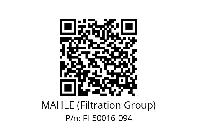   MAHLE (Filtration Group) PI 50016-094