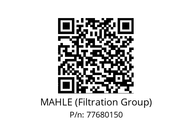   MAHLE (Filtration Group) 77680150