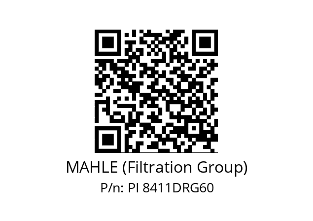   MAHLE (Filtration Group) PI 8411DRG60