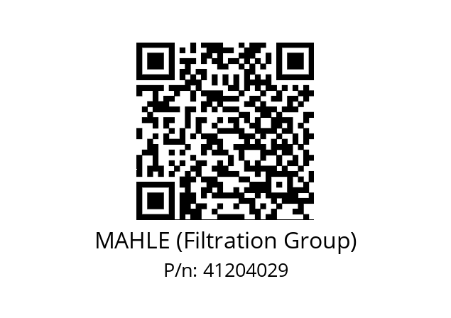   MAHLE (Filtration Group) 41204029