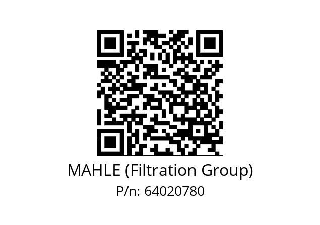   MAHLE (Filtration Group) 64020780