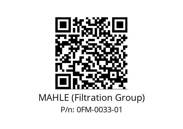   MAHLE (Filtration Group) 0FM-0033-01