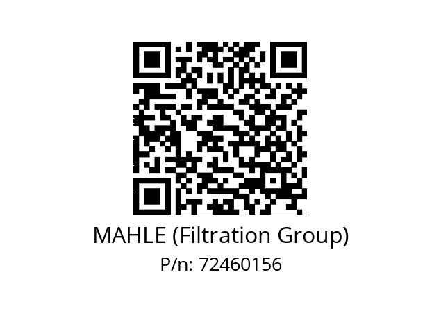   MAHLE (Filtration Group) 72460156