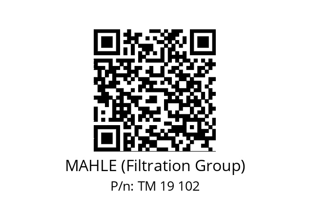   MAHLE (Filtration Group) TM 19 102