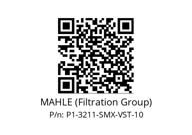   MAHLE (Filtration Group) P1-3211-SMX-VST-10