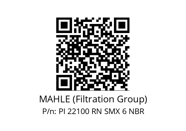   MAHLE (Filtration Group) PI 22100 RN SMX 6 NBR